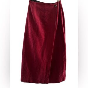 Rampage Deep Red Pencil Skirt